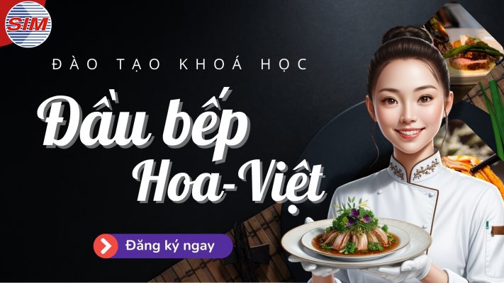 khóa học đầu bếp hoa việt