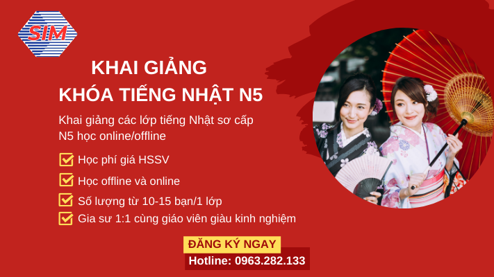 Khai giảng khóa học tiếng Nhật N5